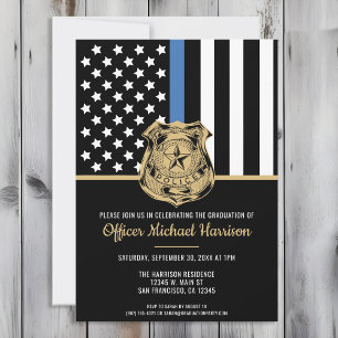 Invitación Academia de Policía de Graduación