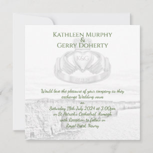 Invitación Acantilados irlandeses de Moher & Irish Claddagh R