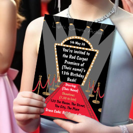 Invitación Acción de cámara ligera Fiesta de cumpleaños de la