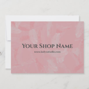 Invitación Aceite Rosa Boutique Pintado Gracias A Descuento