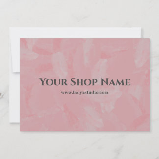 Invitación Aceite Rosa Boutique Pintado Gracias A Descuento