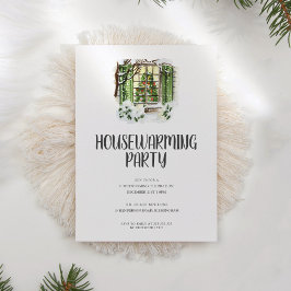 Invitación Acogedor Fiesta de invierno para vacaciones en inv