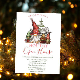 Invitación Acolchado Familia de Gnomos Lindos Casa Abierta   