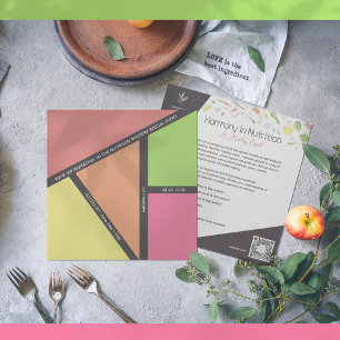 Invitación Acontecimiento de armonía en nutrición