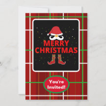 Acontecimiento de Fiesta de navidad con cheque de