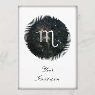 Invitación Acontecimiento del fiesta del universo del Rótulo