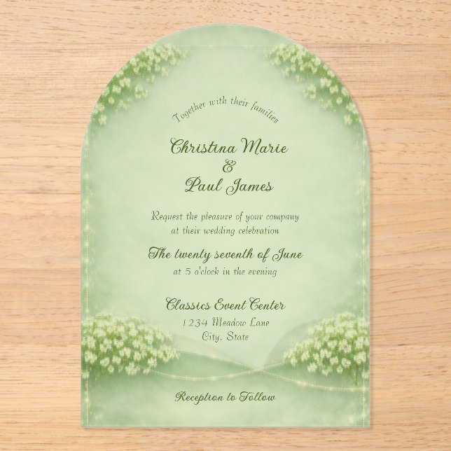 Invitación Acrílica (Anverso)