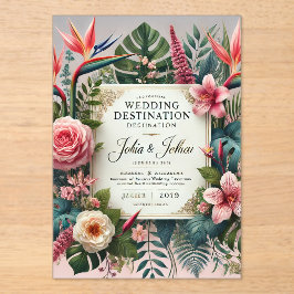 Invitación acrílica