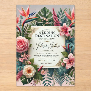 Invitación acrílica