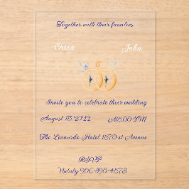 Invitación acrílica