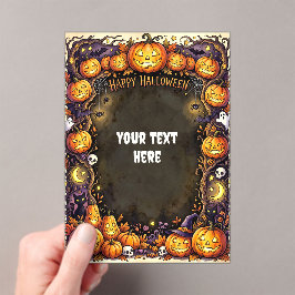 Invitación Acrílica de Halloween Adorable #10
