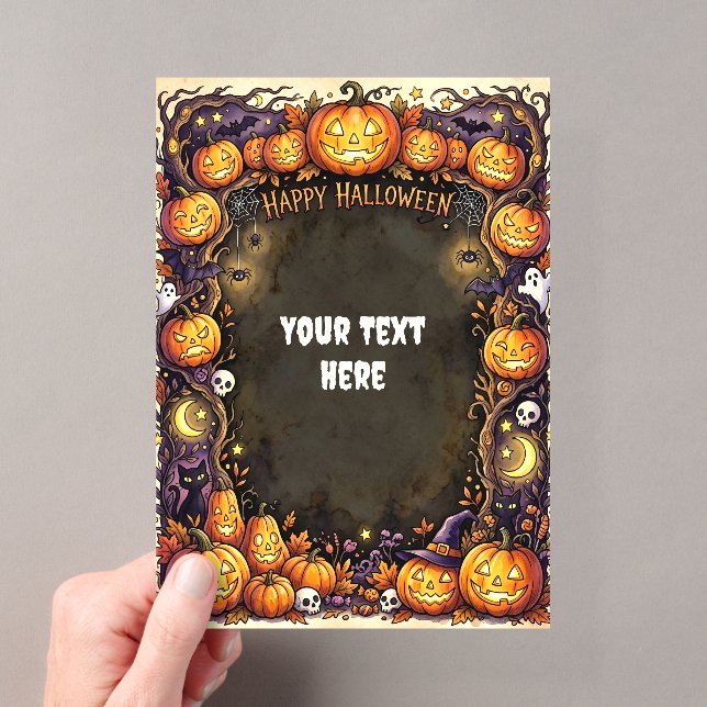 Invitación Acrílica de Halloween Adorable #10 (Insitu (portátil))