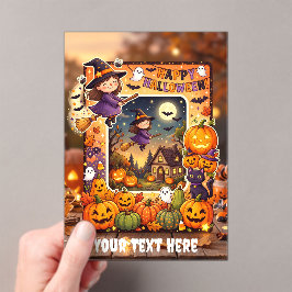 Invitación Acrílica de Halloween Adorable #6