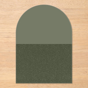 Invitación acrílica del Arco de los Moss semiescul