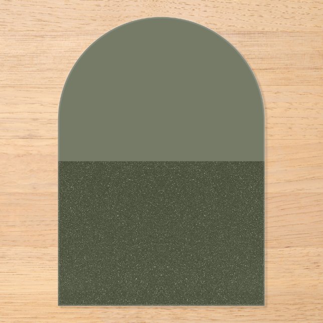 Invitación acrílica del Arco de los Moss semiescul (Anverso)