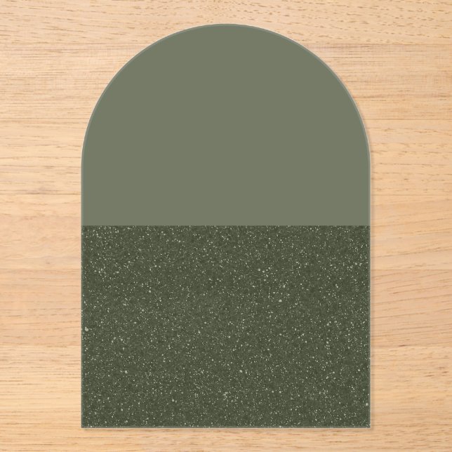 Invitación acrílica del Arco de Moss de Tono Divid (Anverso)