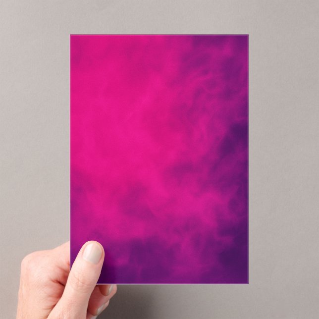 Invitación acrílica rosada y violeta - Personaliza (Insitu (portátil))