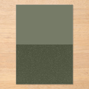 Invitación acrílica verde de dos tonos mosis - Per