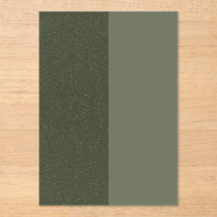Invitación Acrílica Verde Moss de dos tonos - Pers