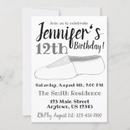 Invitación Acro Acrobatics Gymnast Dance Shothday Party