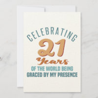 Actitud de cumpleaños 21