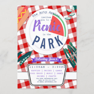 Invitación Actividad benéfica para el cumpleaños de PTA PTO