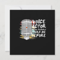 Actor de voz antes