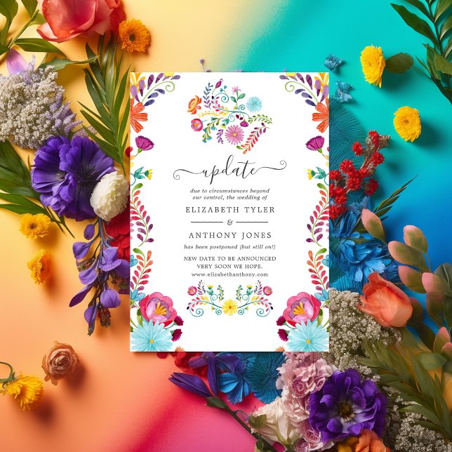 Invitación Actualización Boda de la Fiesta Mexicana de Flores (Subido por el creador)