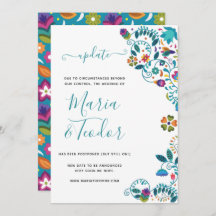 Actualización de Boda con Patrón Floral Estilo Mex