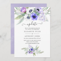 Actualización de Boda de Floral de Pastel Violet