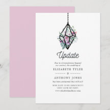 Actualización de Boda Floral Pastel de Terrario Ge
