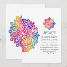Actualización de la boda india del mandala del arc