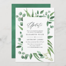 Actualización del Boda de Eucalyptus Greenery