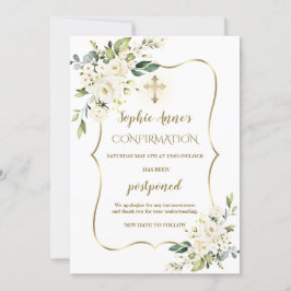Invitación Actualización pospuesta de confirmación de oro de