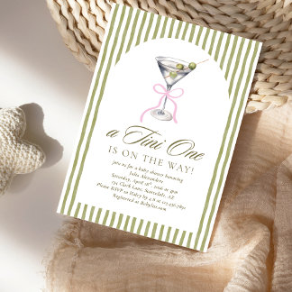 Invitación Acuarela a una Baby Shower de Tini One