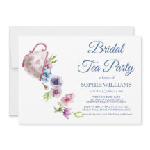 Acuarela Anemone Flower Boda Bridal Tea Fiesta