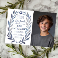 Acuarela Botánica FOTO PERSONALIZADA Bar Mitzvah