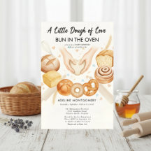 Acuarela Bun in the Oven Bakery Baby Shower