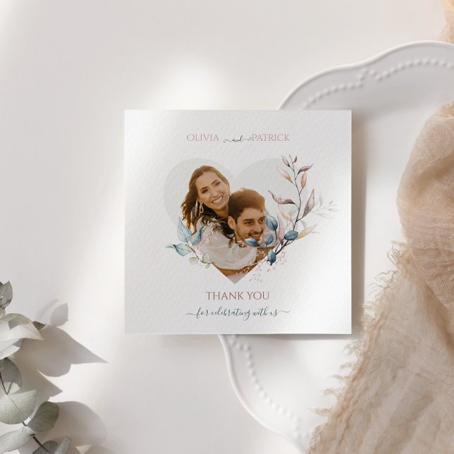 Invitación Acuarela Cae eucalipto verde con oro rosa (Subido por el creador)