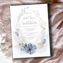 Acuarela Coral Seashell Seaside Brillante