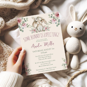 Invitación Acuarela de animales del bosque Bunny Woodland For