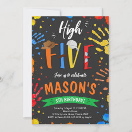 Invitación Acuarela de cinco años