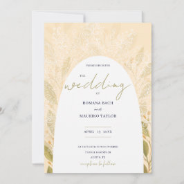 Invitación Acuarela de té verde romántico artístico