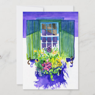 Invitación acuarela de Windowbox