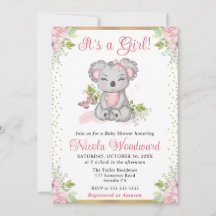 Acuarela Dulce Koala Floral Chica Baby Shower