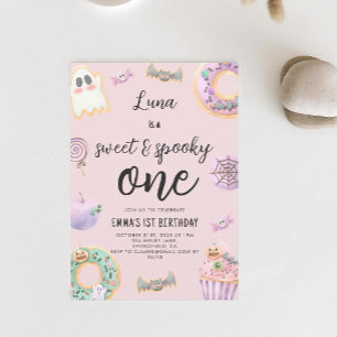 Invitación Acuarela Dulce Rosa y Fantasía Cumpleaños