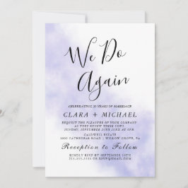 Invitación Acuarela en Azul | "Lo Hacemos de Nuevo" Renovació