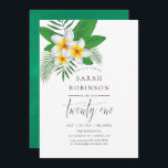 Invitación Acuarela Exótica Aloha Luau 21ª Fiesta de cumpleañ<br><div class="desc">Colores de agua pintando follaje tropical Aloha 21ª invitación de fiesta de cumpleaños con tipografía de escritura a mano personalizable a los detalles de tu evento.</div>