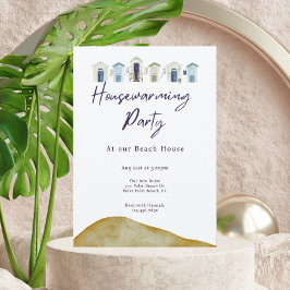 Invitación Acuarela Fiesta de la playa náutica