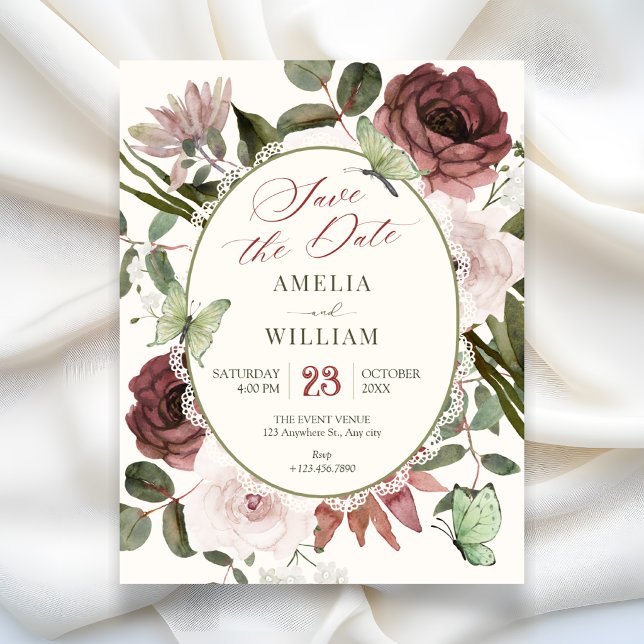 Invitación Acuarela floral  (Subido por el creador)